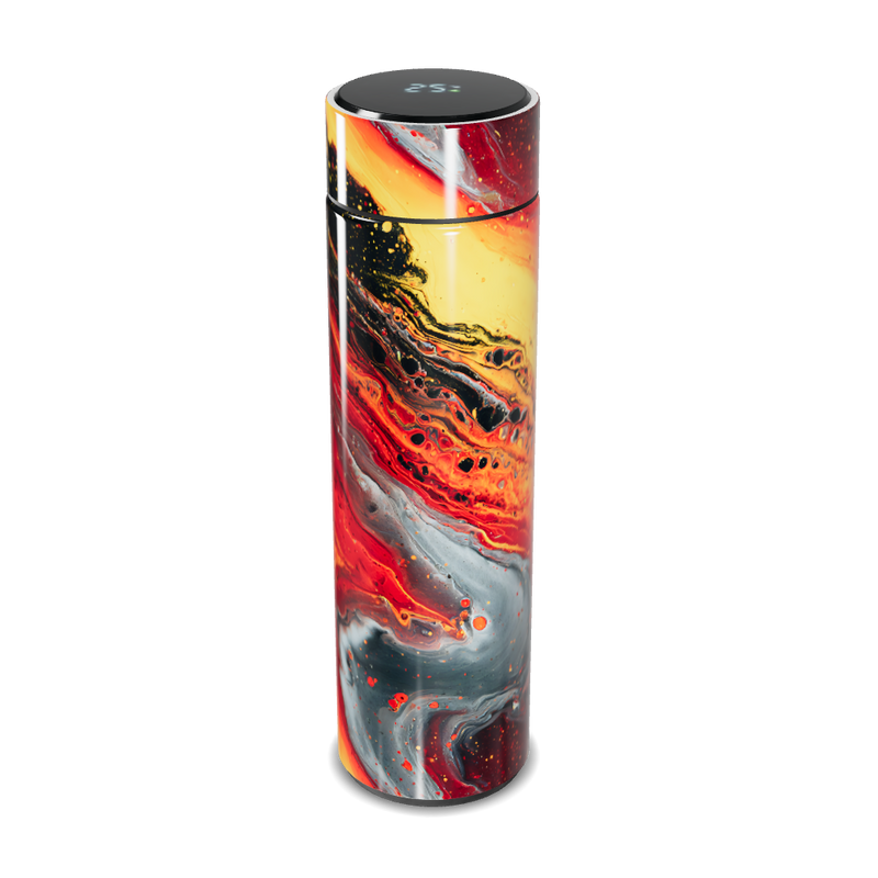 Garrafa Térmica Touch - Estampa Abstrata Colorida