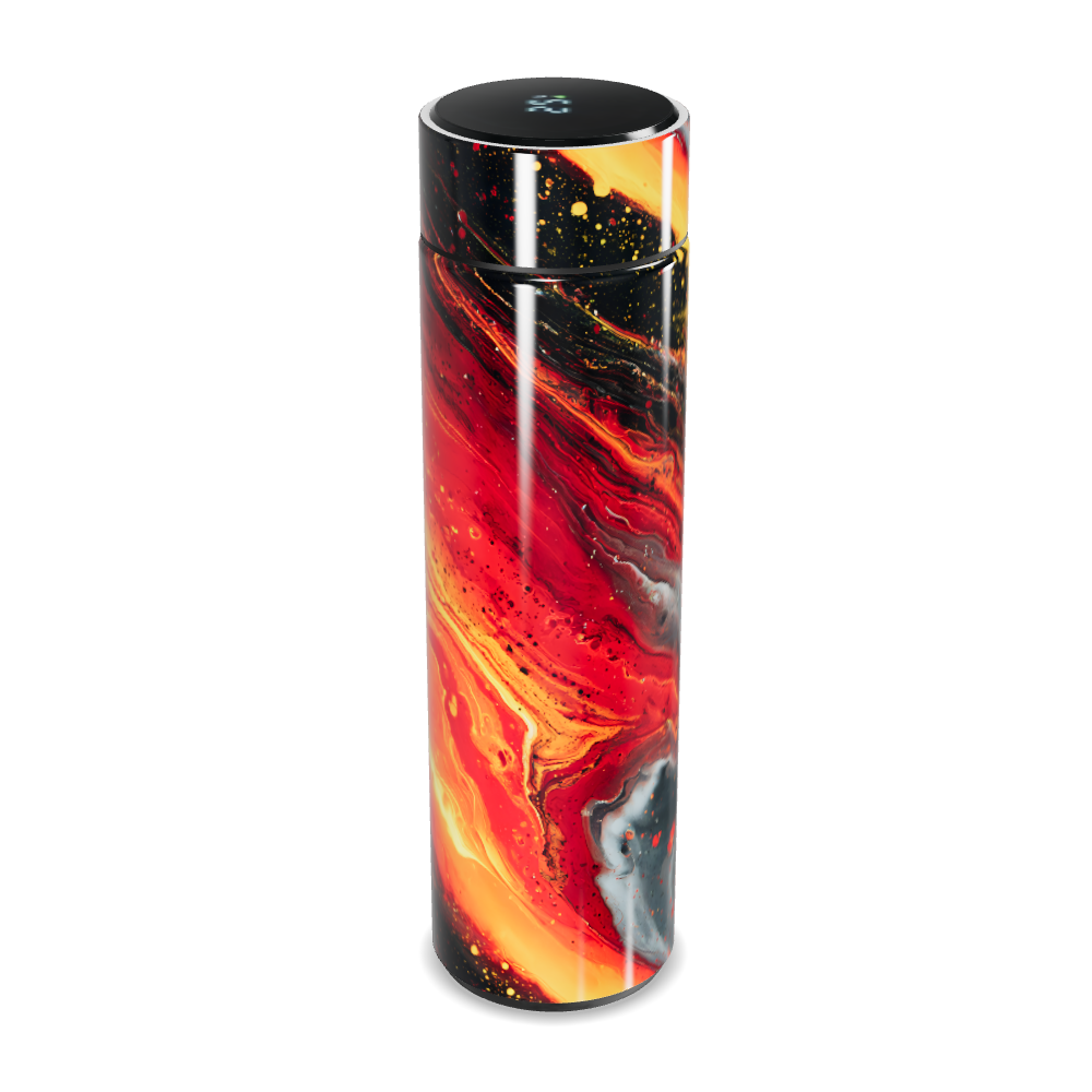 Garrafa Térmica Touch - Estampa Abstrata Colorida