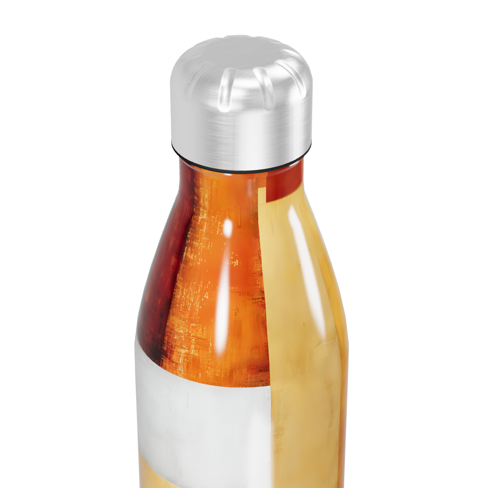 Garrafa Inox - Estampa Geométrica Colorida