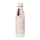 Garrafa Inox Rosa Bege Estampada