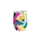 Copo Térmico Slim - Colorido com Arte Abstrata