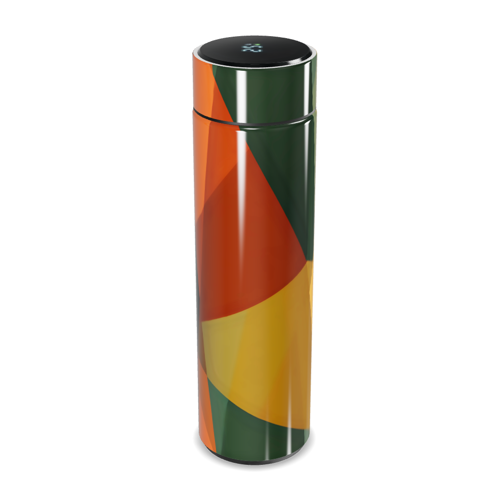 Garrafa Térmica Touch - Estampa Geométrica Colorida