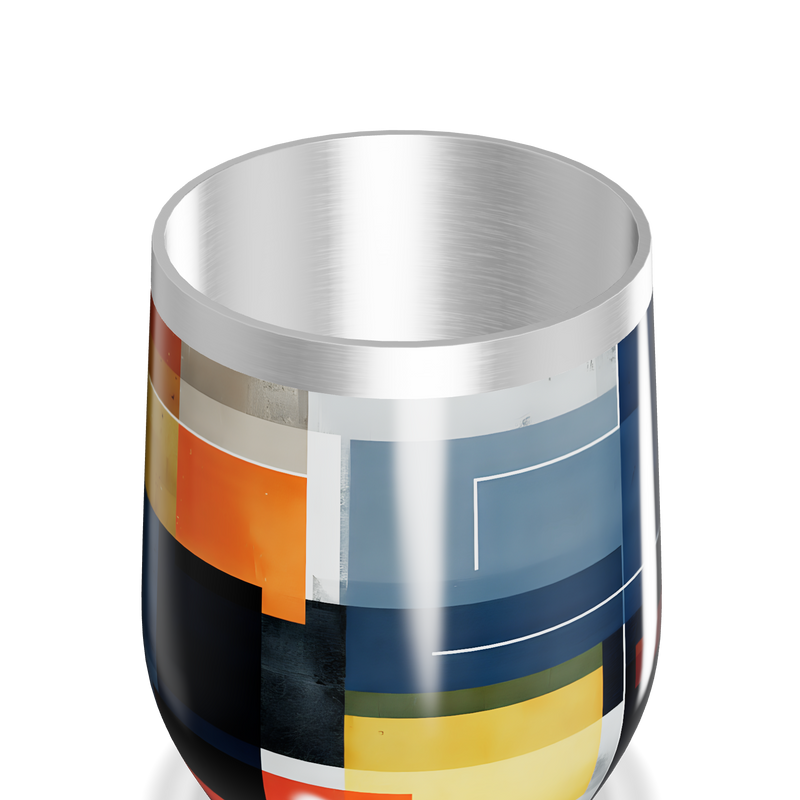 Copo Térmico Slim - Estampado Colorido Geométrico