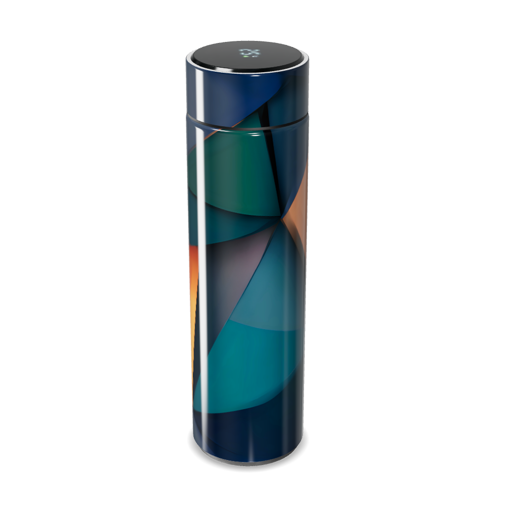 Garrafa Térmica Touch - Colorida Vidro LED