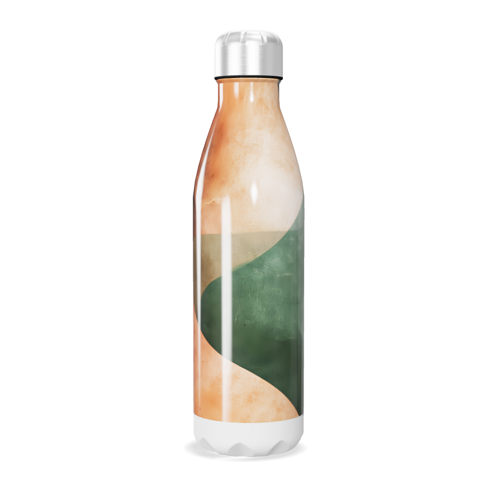 Garrafa Inox - Estampa Abstrata Colorida