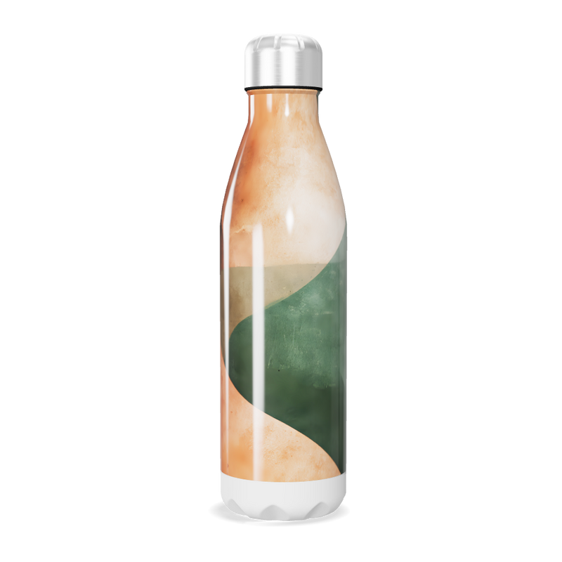 Garrafa Inox - Estampa Abstrata Colorida