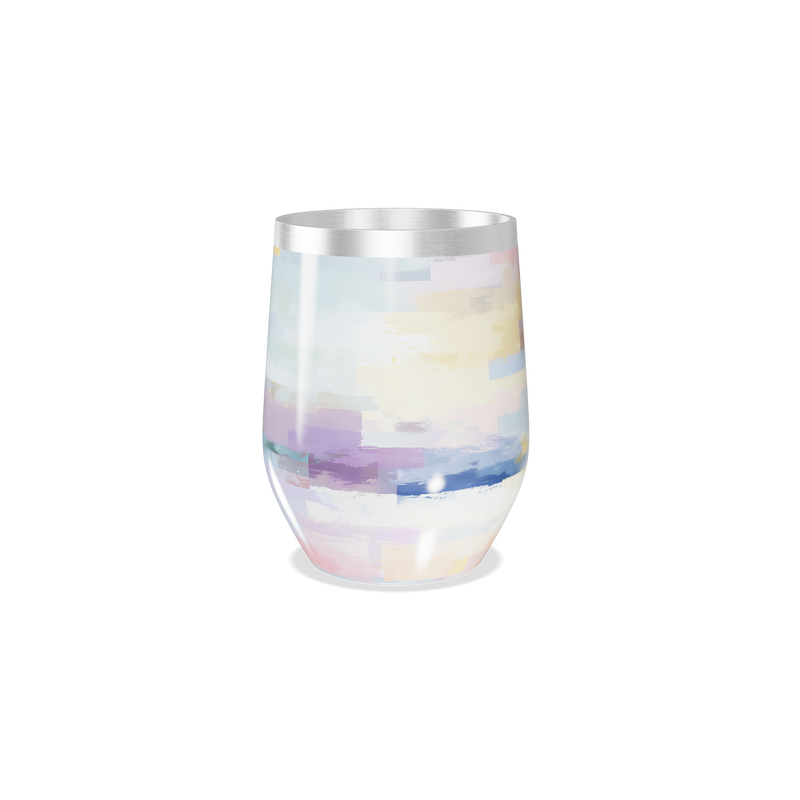 Copo Térmico Slim - Colorido Aquarela Inox