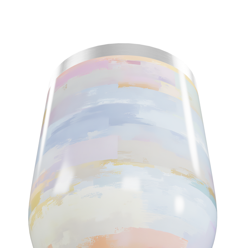 Copo Térmico Slim - Colorido Aquarela Inox