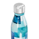 Garrafa Inox - Estampa Azul Geométrica