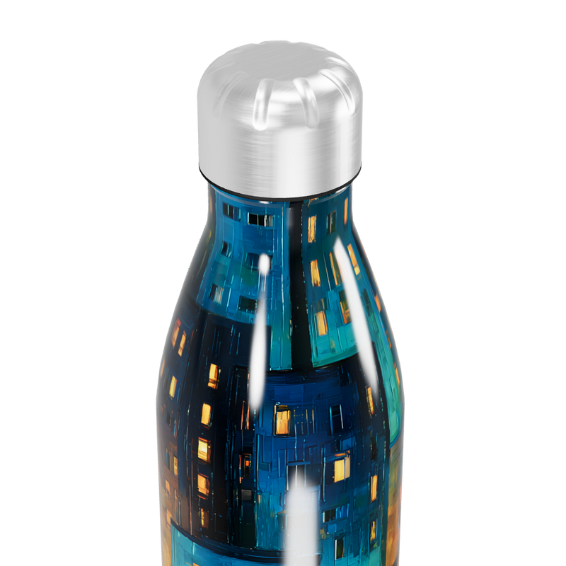 Garrafa Inox - Estampa Noturna Colorida