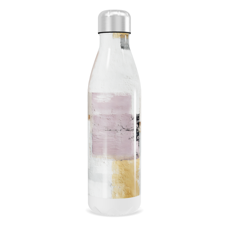 Garrafa Inox - Estampa Geométrica Colorida