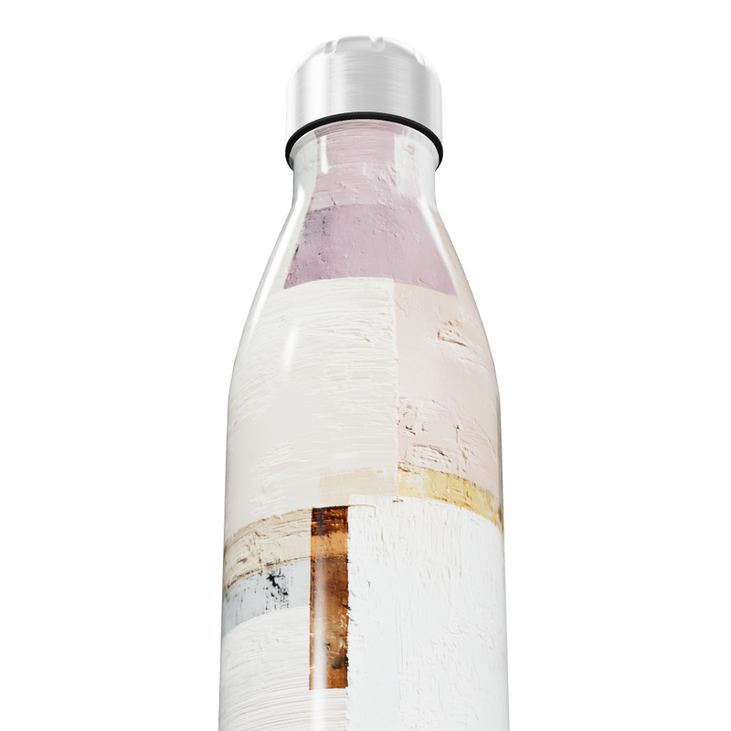 Garrafa Inox - Estampa Geométrica Colorida