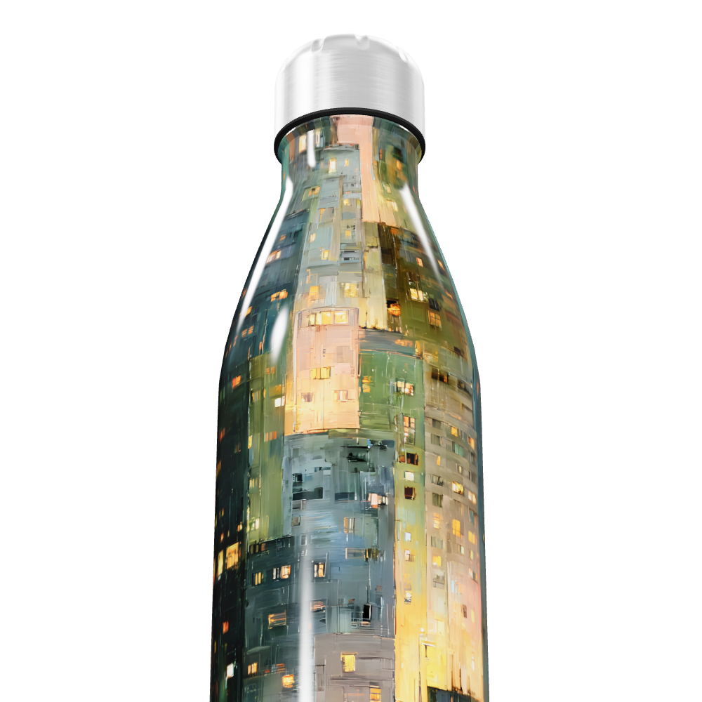 Garrafa Inox - Cidade Noturna