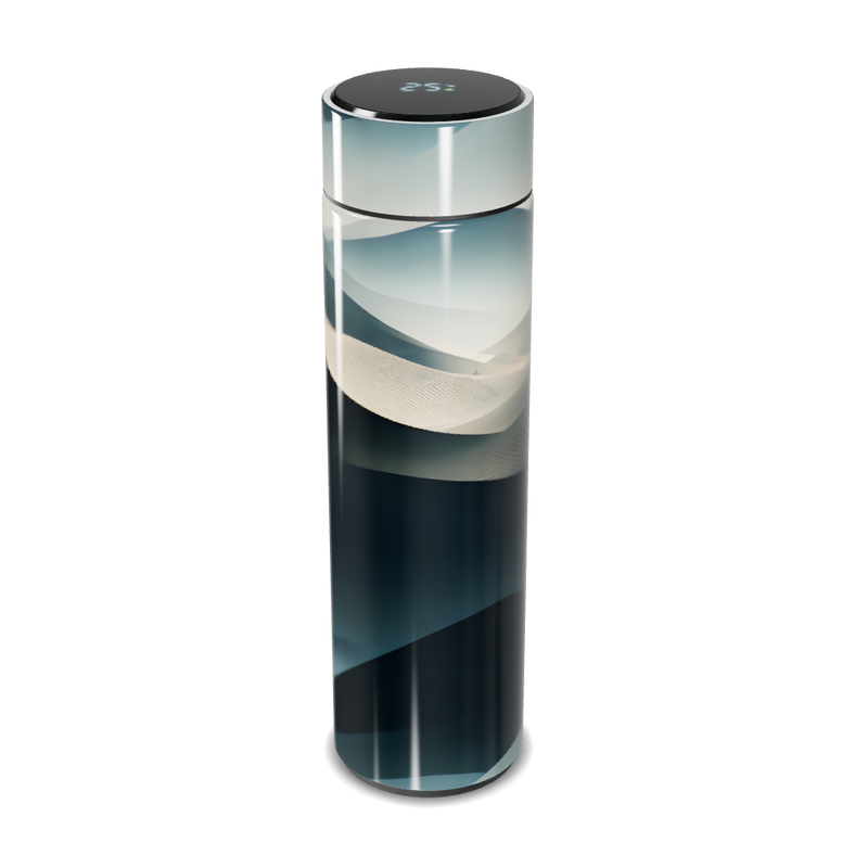 Garrafa Térmica Touch - Design Paisagem Azul