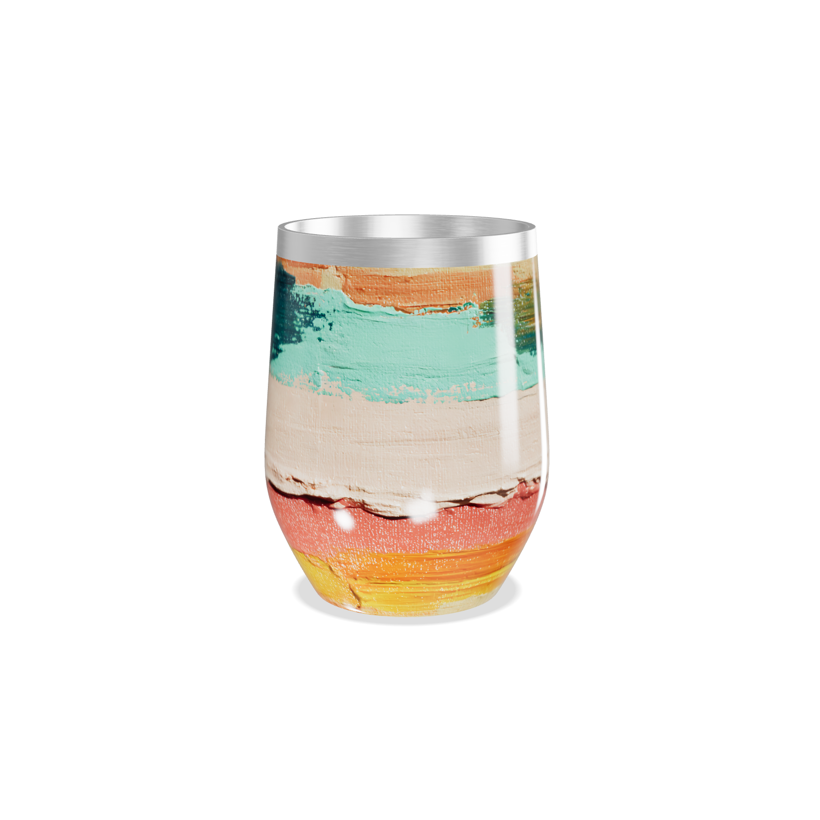 Copo Térmico Slim - Multicolorido Aço Inox