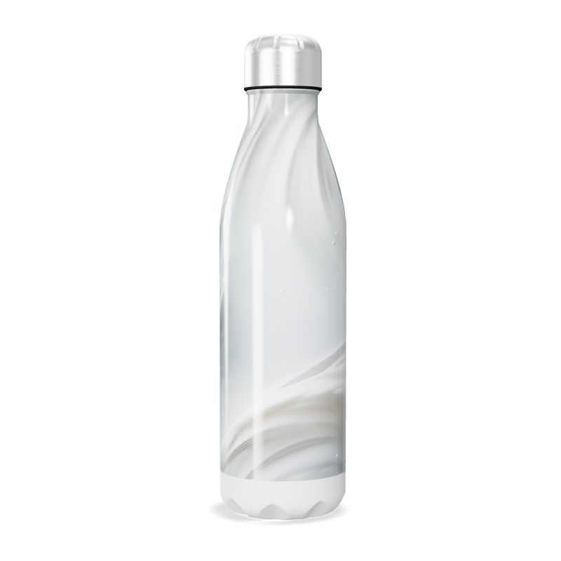 Garrafa Inox - Marmorizada Branca