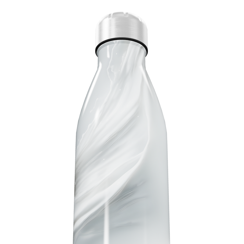 Garrafa Inox - Marmorizada Branca