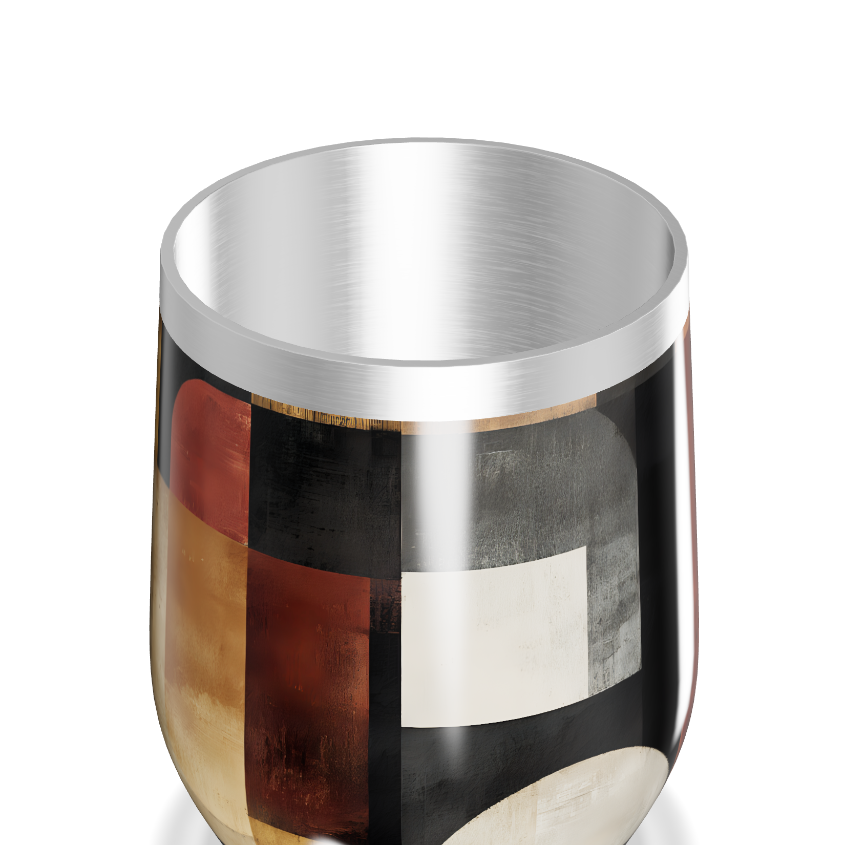 Copo Térmico Slim - Estampa Geométrica Colorida