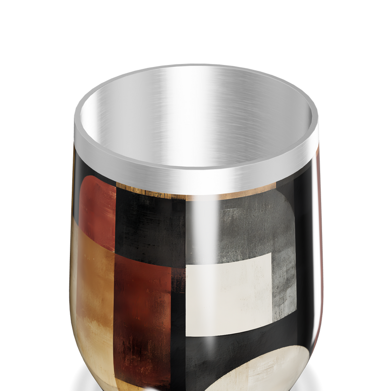 Copo Térmico Slim - Estampa Geométrica Colorida