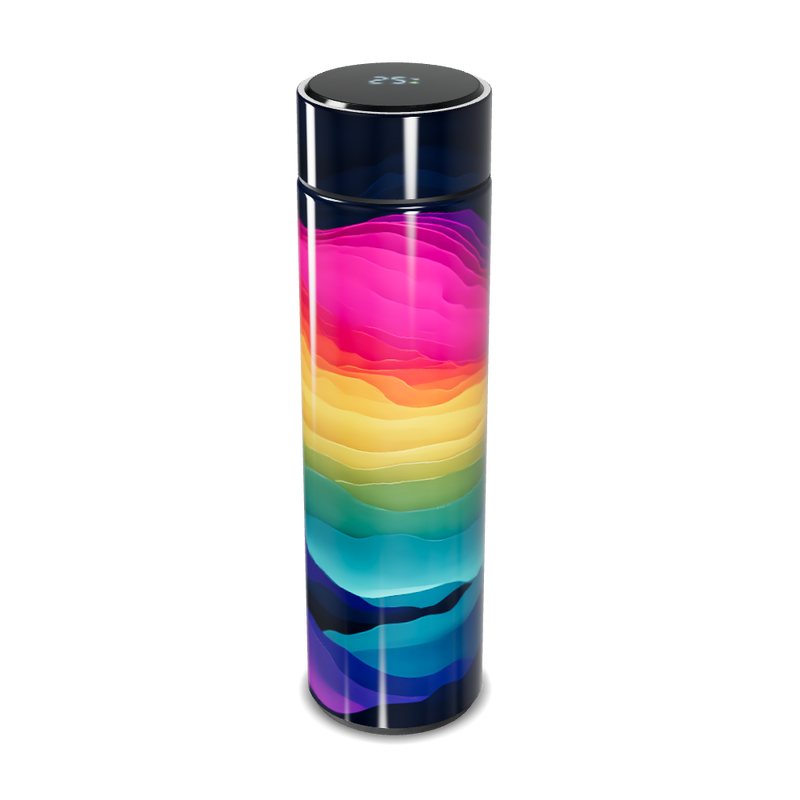 Garrafa Térmica Touch - Colorida com Display Digital