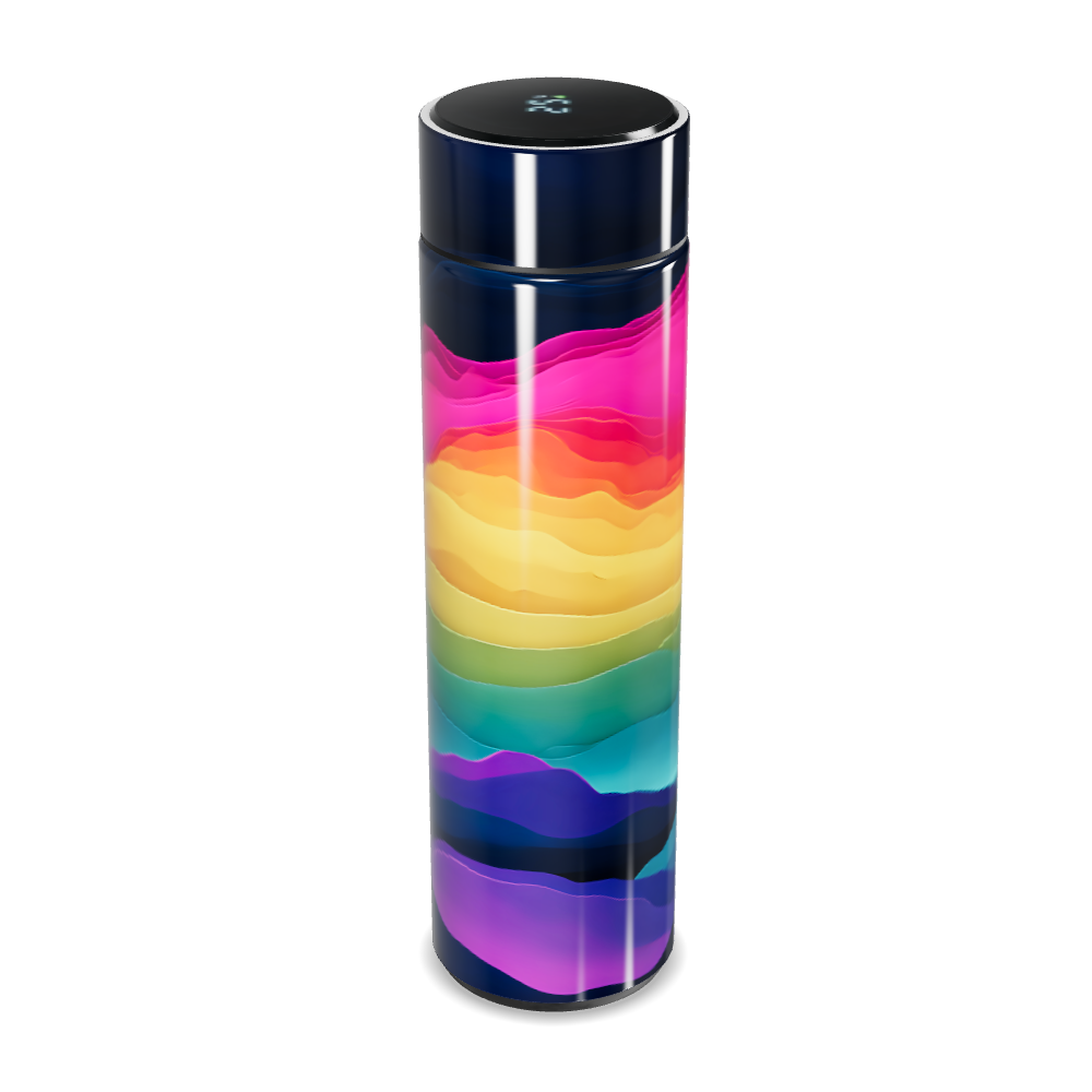 Garrafa Térmica Touch - Colorida com Display Digital