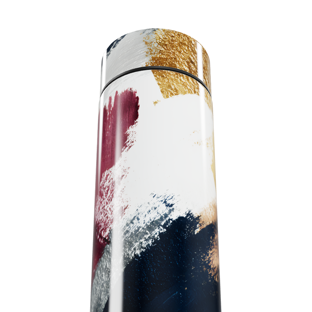 Garrafa Térmica Touch - Estampa Abstrata Colorida