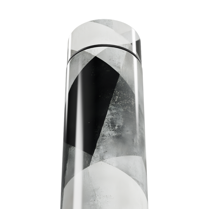 Garrafa Térmica Touch - Preto Branco Geométrico