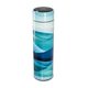 Garrafa Térmica Touch - Design Azul Ondulado