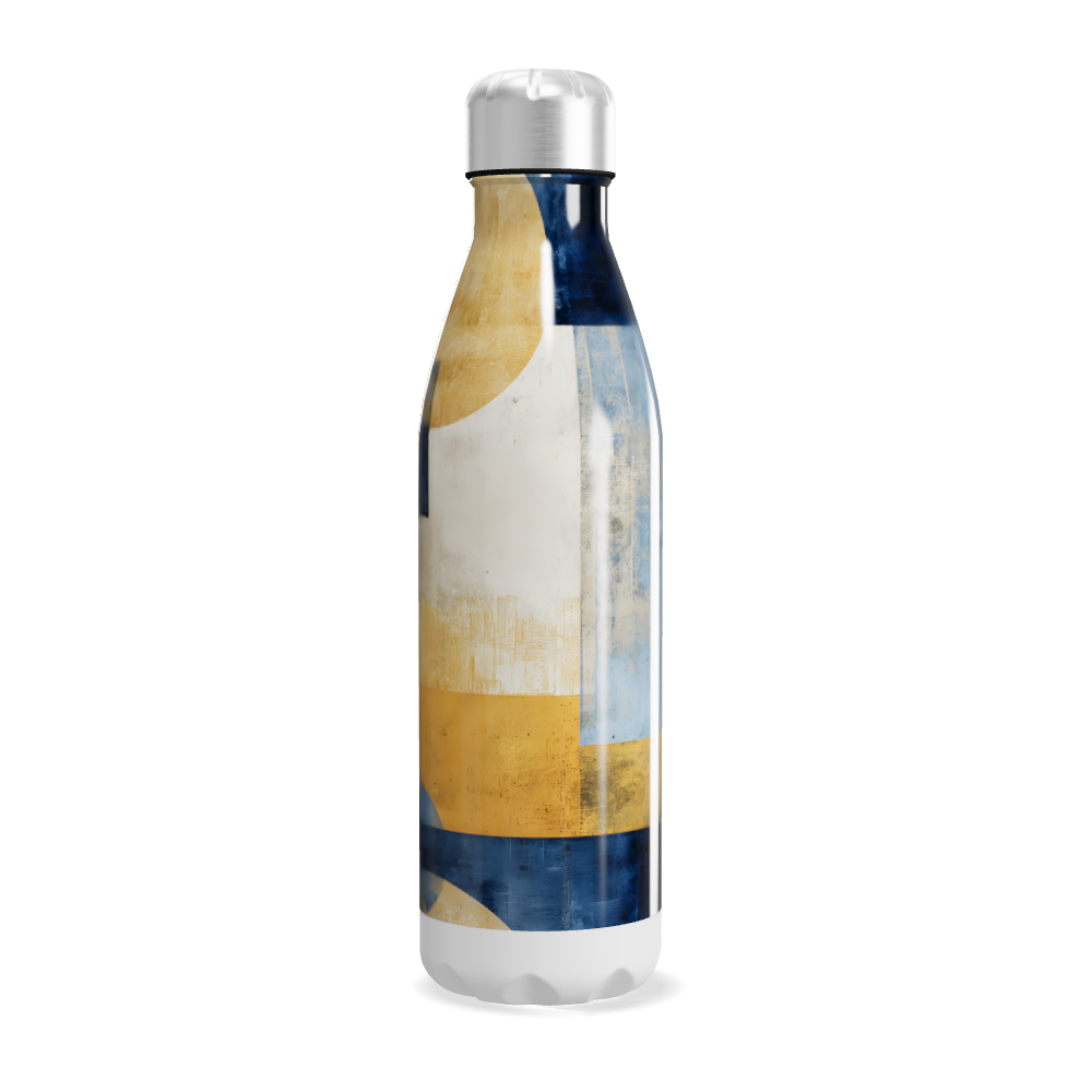 Garrafa Inox - Estampa Abstrata Colorida