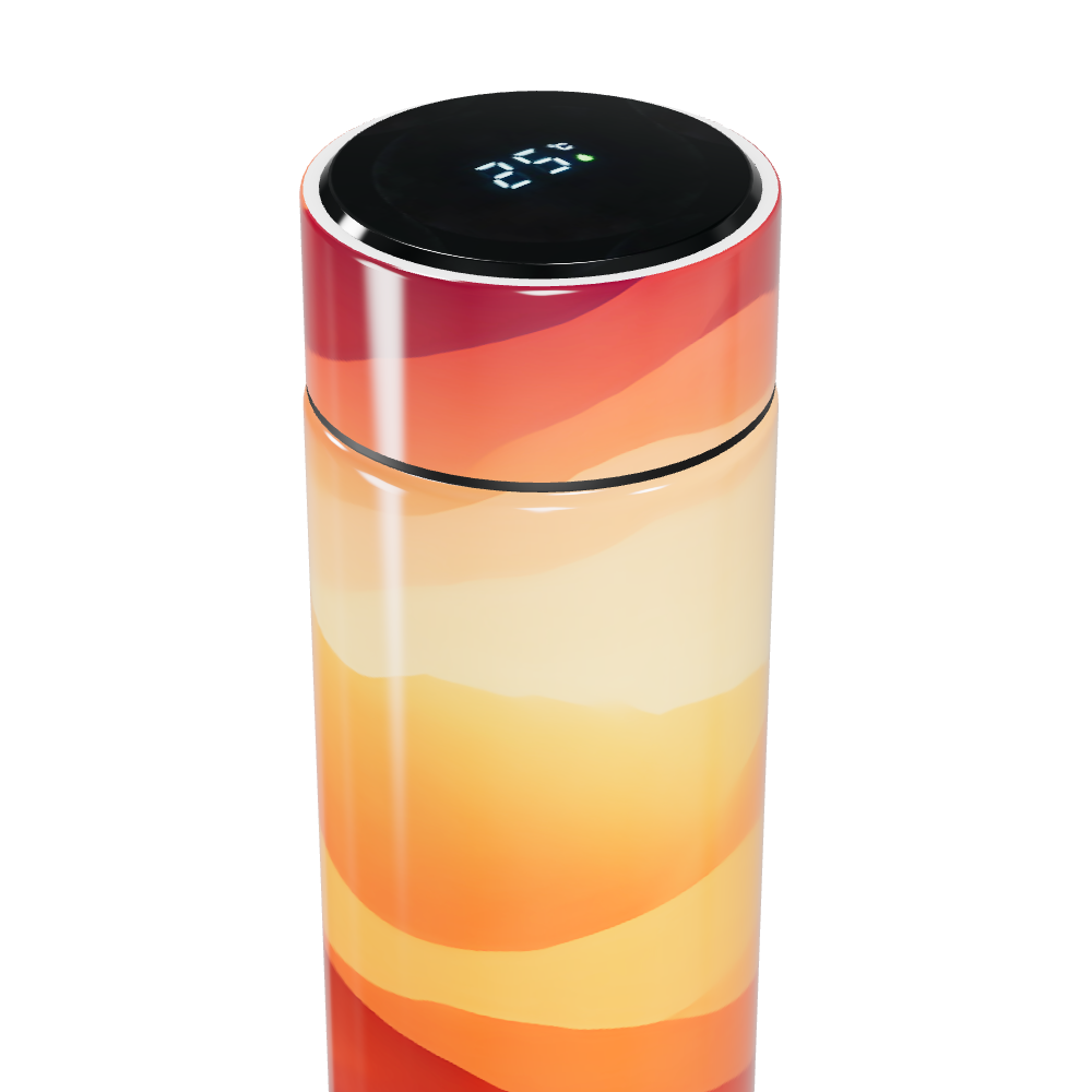 Garrafa Térmica Touch - Estampa Degradê Colorida