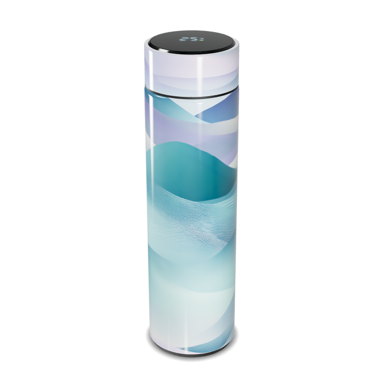 Garrafa Térmica Touch - Azul Estampada Digital