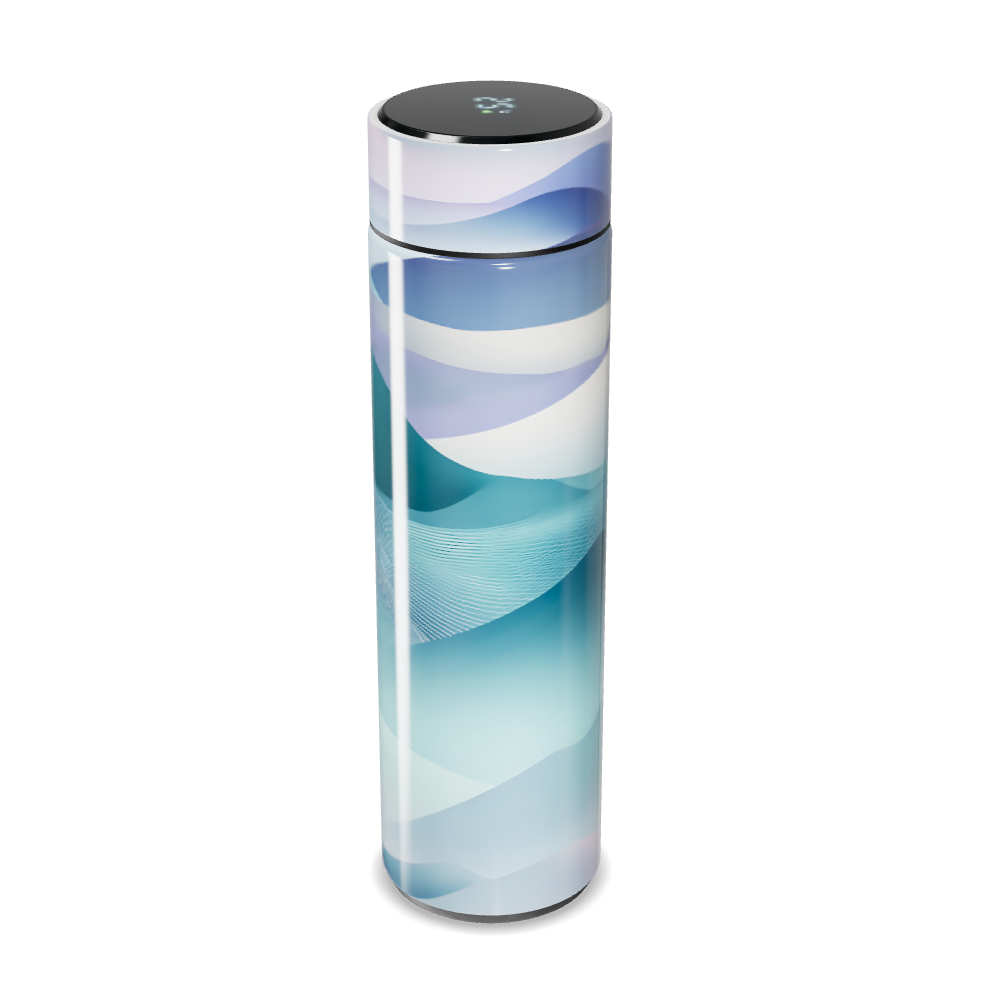 Garrafa Térmica Touch - Azul Estampada Digital