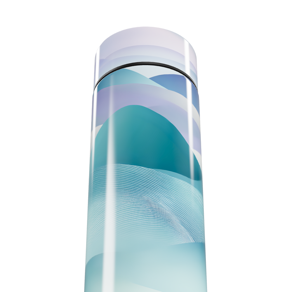 Garrafa Térmica Touch - Azul Estampada Digital