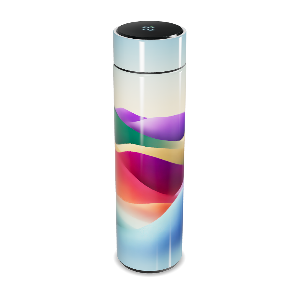 Garrafa Térmica Touch - Colorida com Display Digital