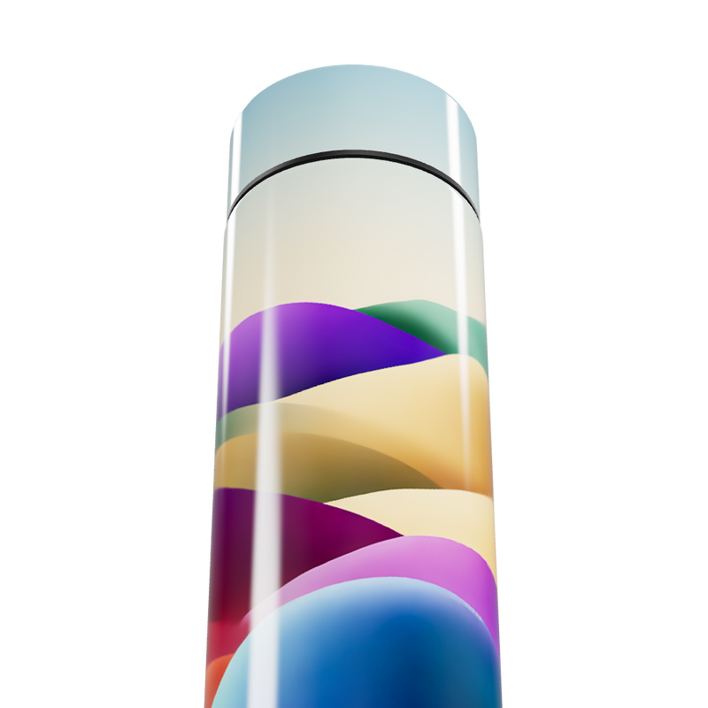 Garrafa Térmica Touch - Colorida com Display Digital