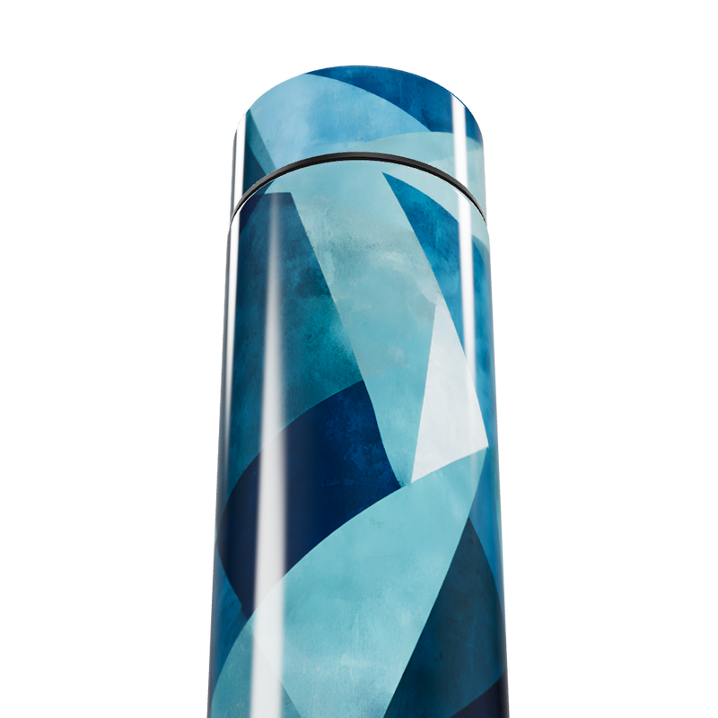 Garrafa Térmica Touch - Azul Geométrica