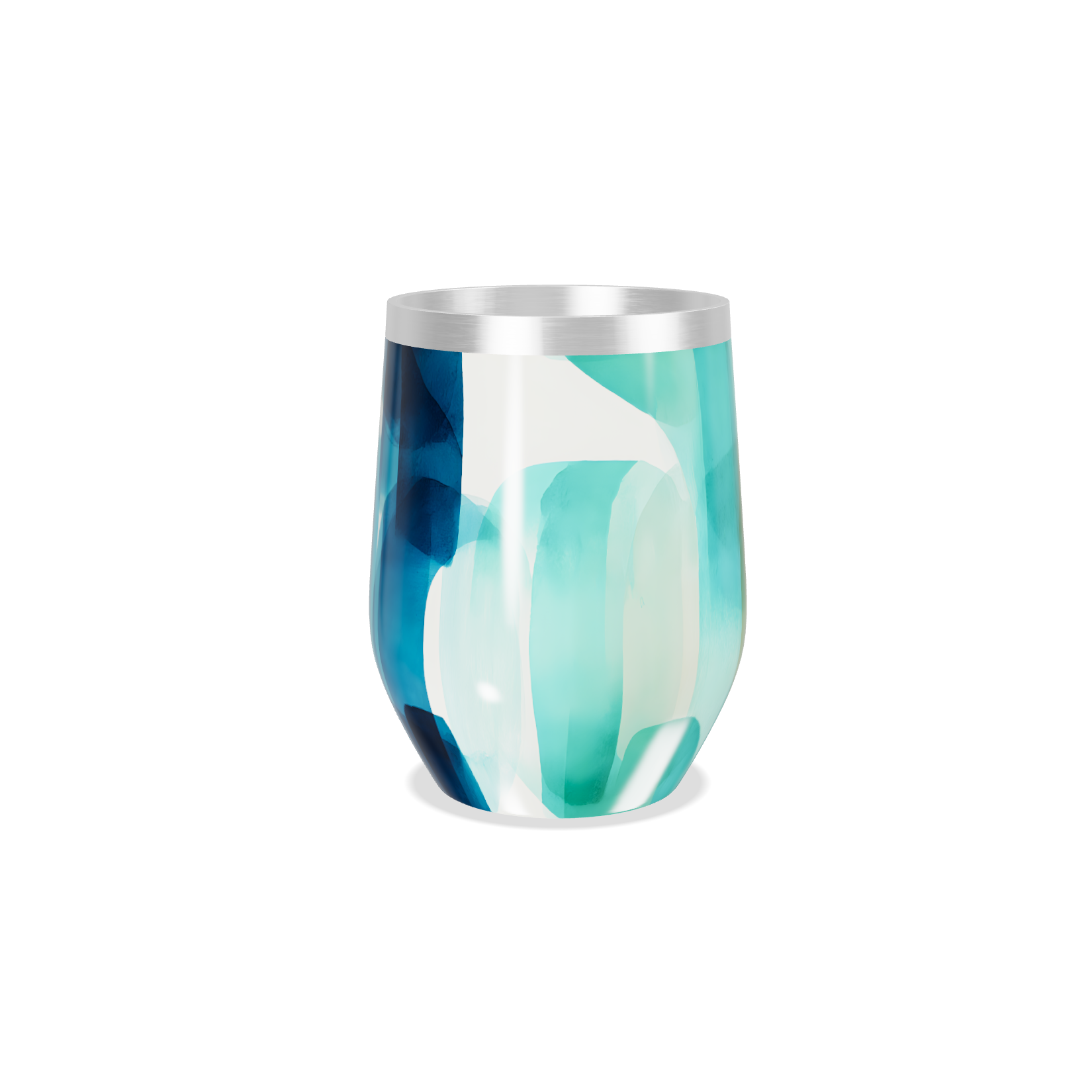 Copo Térmico Slim - Abstrato Colorido Aço Inox