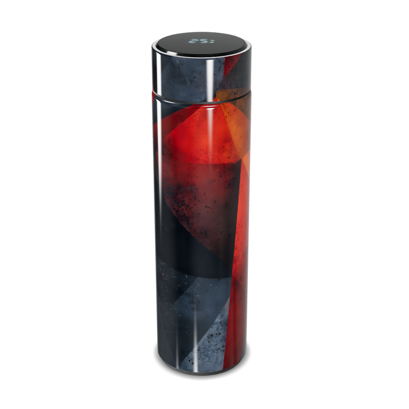 Garrafa Térmica Touch - Estampa Colorida Inox