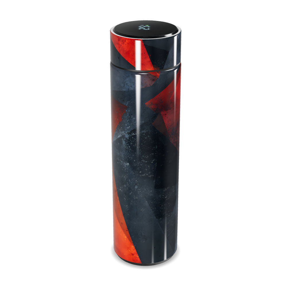 Garrafa Térmica Touch - Estampa Colorida Inox