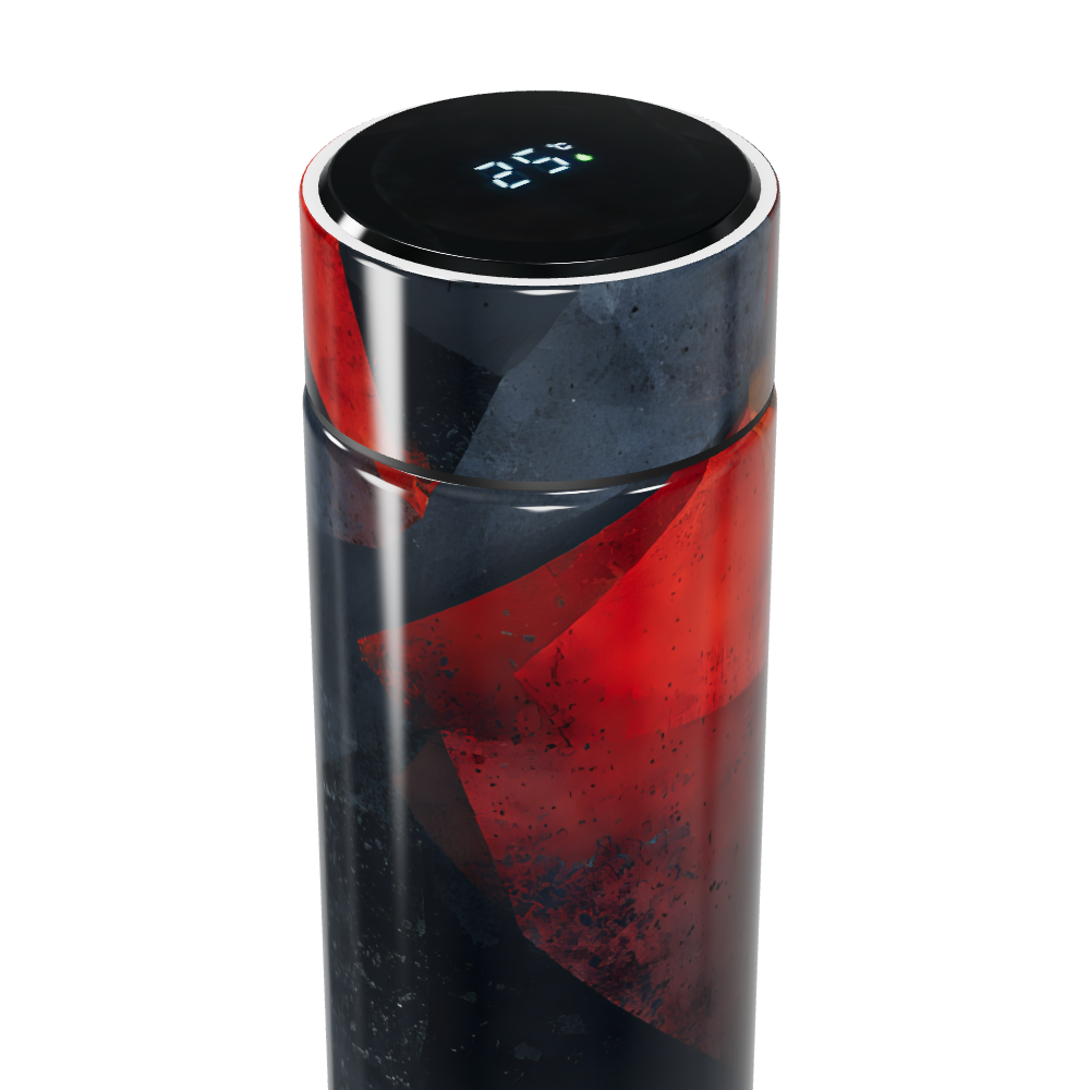 Garrafa Térmica Touch - Estampa Colorida Inox