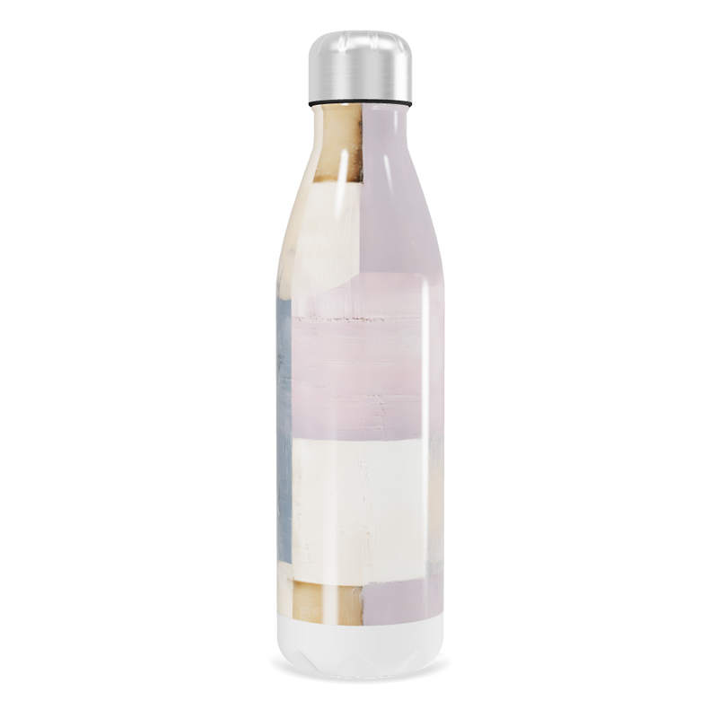 Garrafa Inox Azul - Estampa Geométrica 750ml