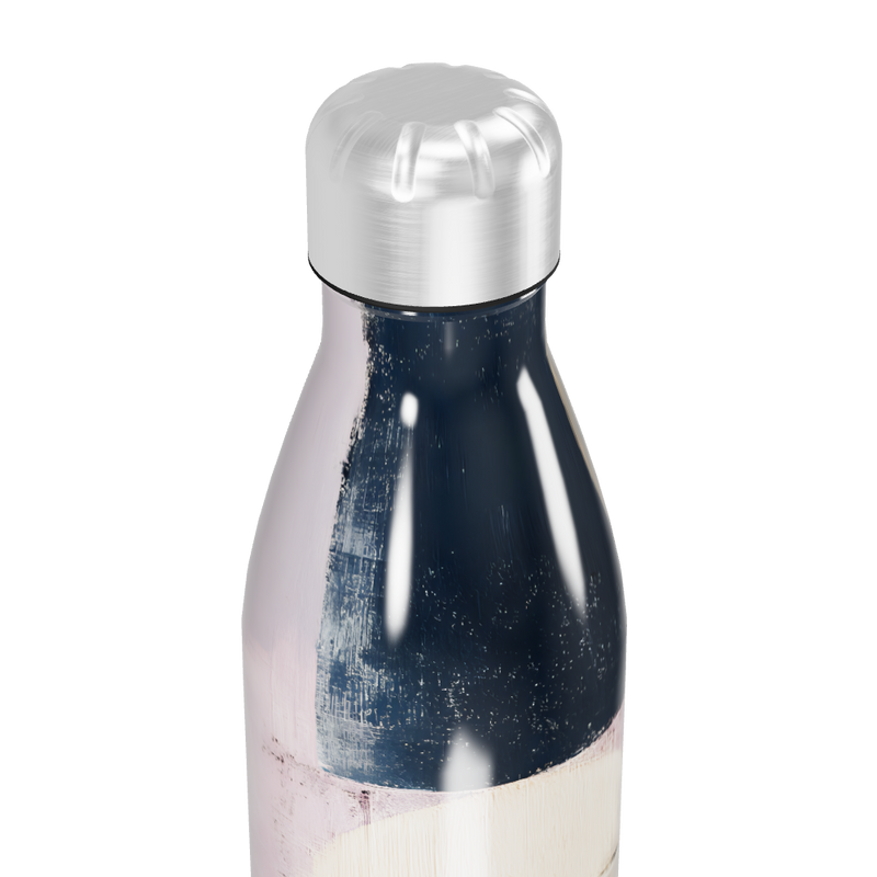 Garrafa Inox Azul - Estampa Geométrica 750ml