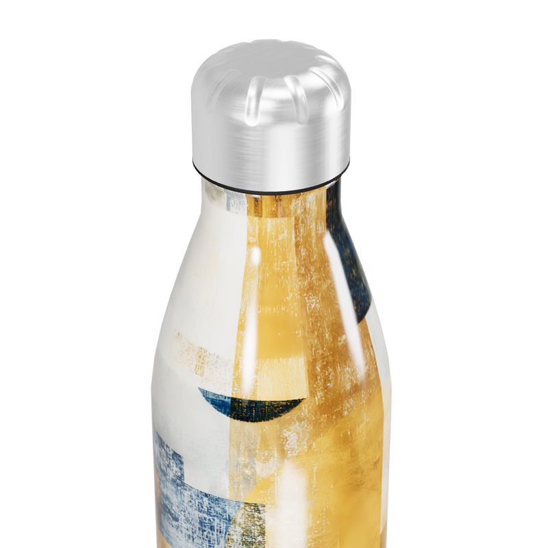 Garrafa Inox - Estampa Geométrica Colorida