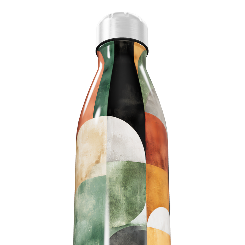 Garrafa Inox Estampada - Multicolorida