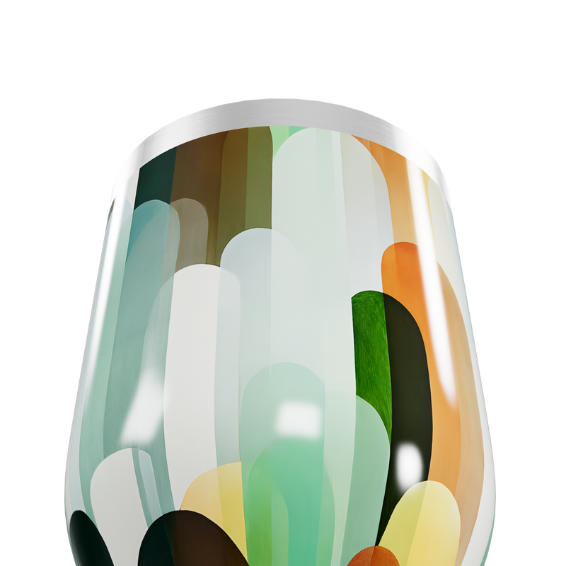 Copo Térmico Slim - Estampado Multicor Aço