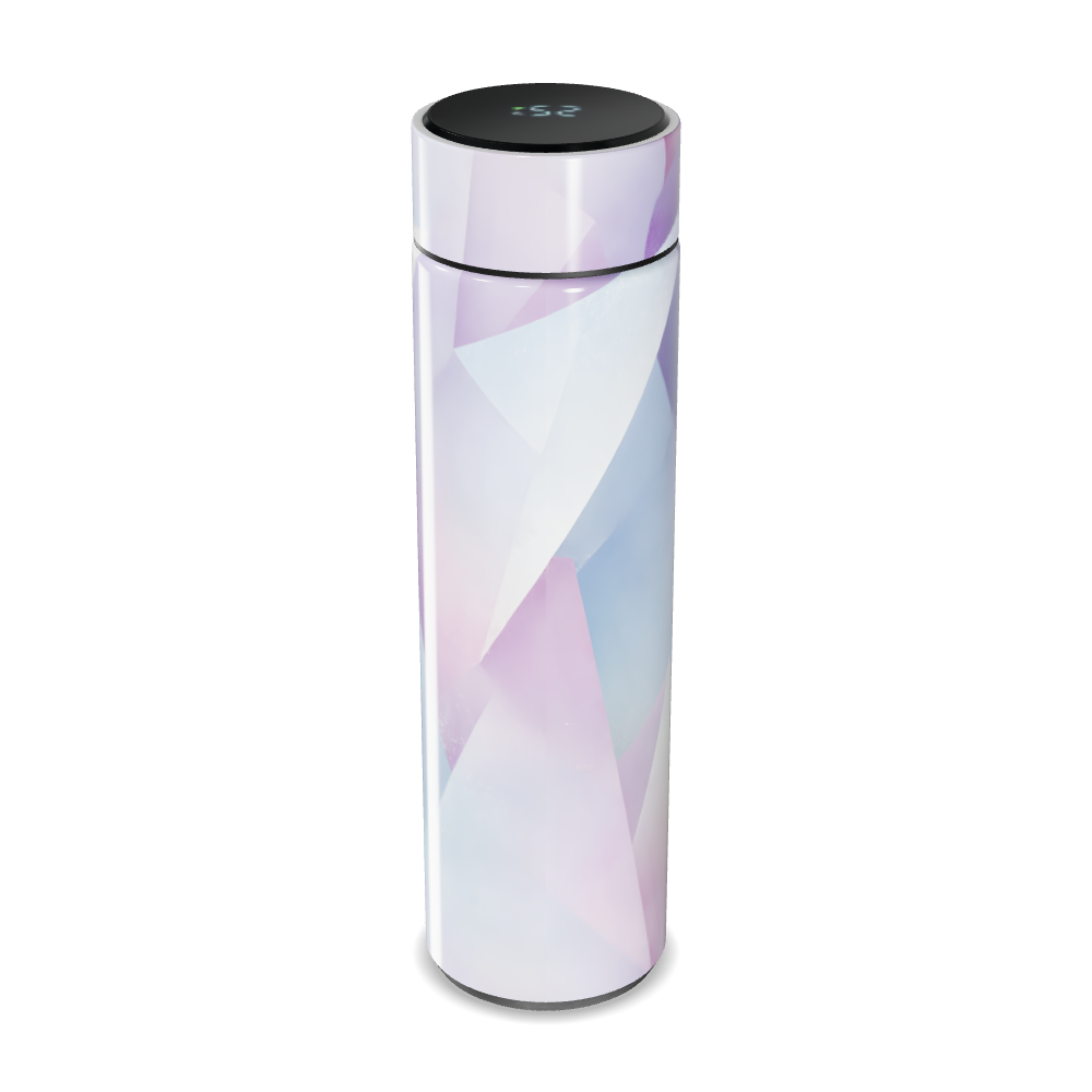 Garrafa Térmica Touch - Estampa Geométrica Pastel