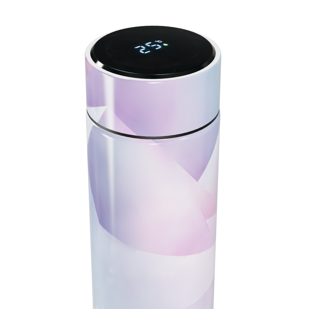 Garrafa Térmica Touch - Estampa Geométrica Pastel