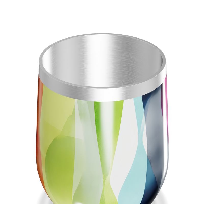 Copo Térmico Slim - Colorido Inox Multicolorido