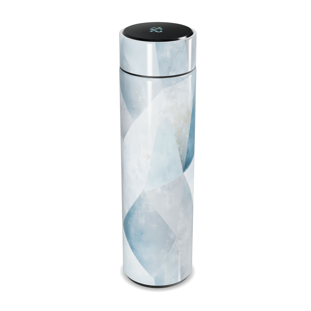 Garrafa Térmica Touch - Azul Geométrico