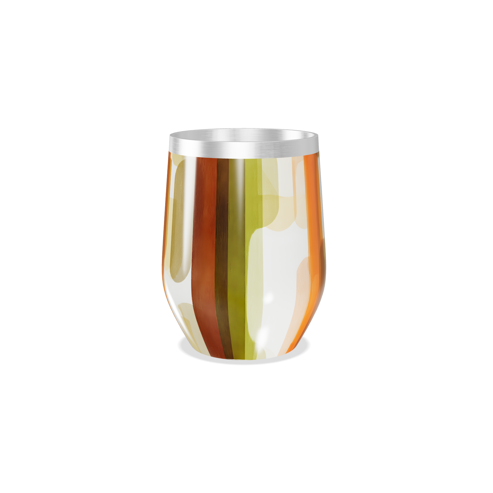 Copo Térmico Slim - Estampa Colorida Aço Inox